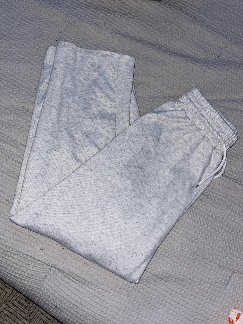 SHEIN Light Gray Wide Leg Pants